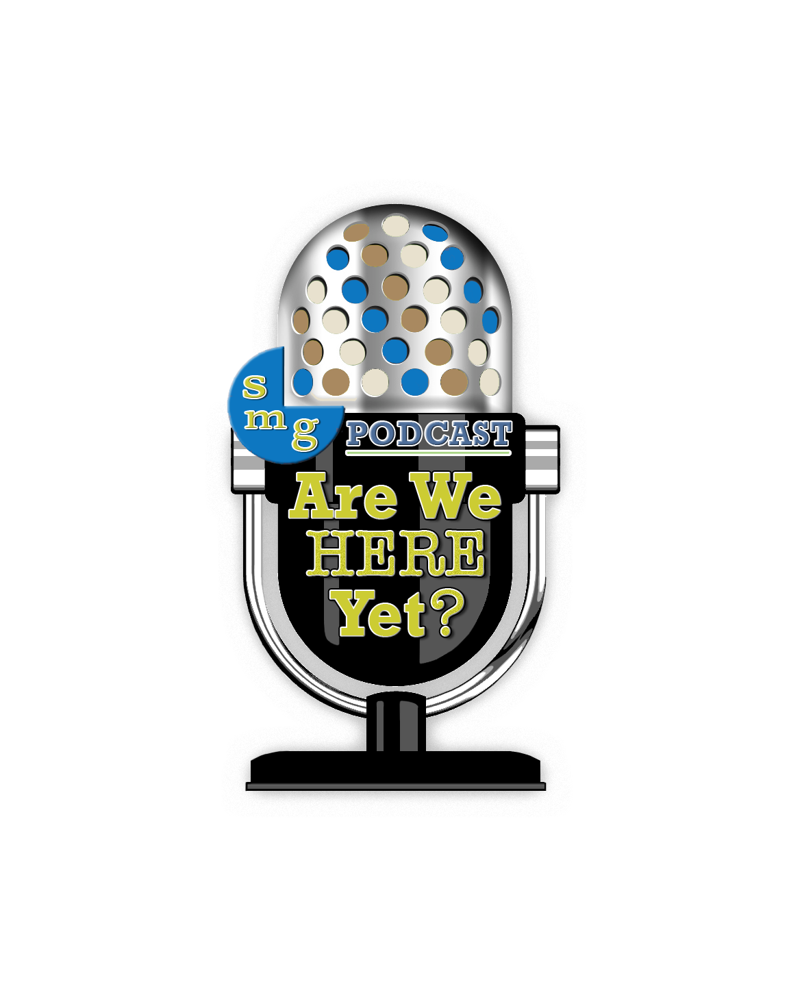 Offical Logo of SMG's 'Are We Here Yet? Podcast