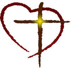 The Coalition Symbol, a sun-drenched cross slightly off centered in a red traced heart