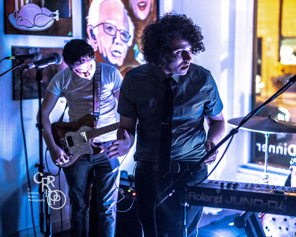 Greg Alexandropoulos and Will Hunt on Stage in Lowell, MA from the band Western Education