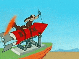 200 Wile Coyote Dynamite GIF