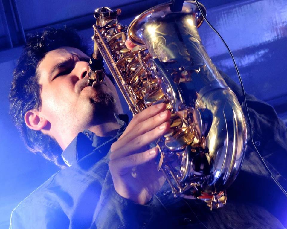 Promotional shot of saxophonist Jared Holaday