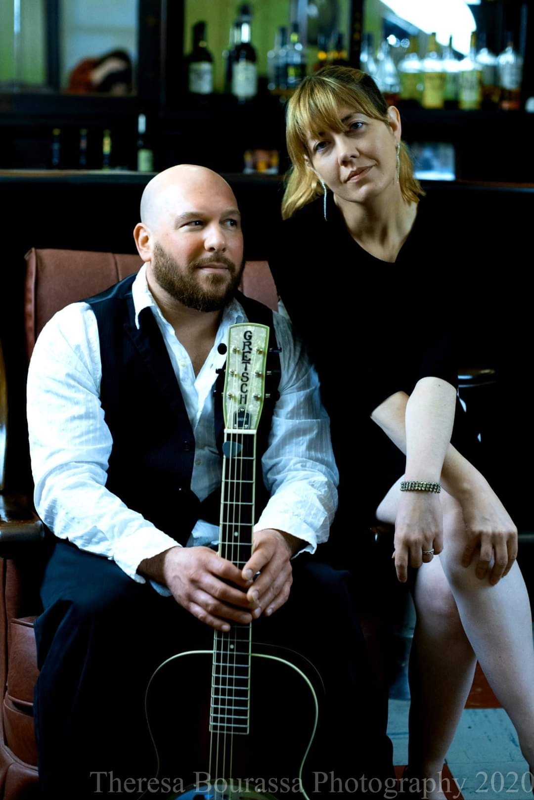 Promotional Shot of Brian Chaffee & Sarah Clarke in full color, better known as pop duo Undertoe