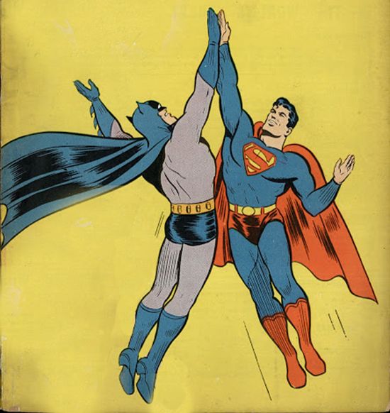 Circa 1960's Batman/Superman Imagery