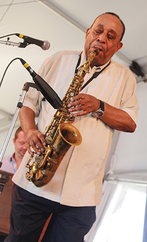 Lou Donaldson Alto Saxophonist Lou Donaldson takes the stage at Newport, RI