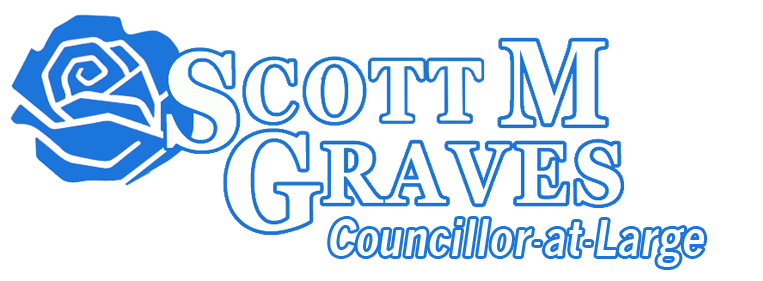 SMG Councillor at Large The Media Project Logo in Blue
