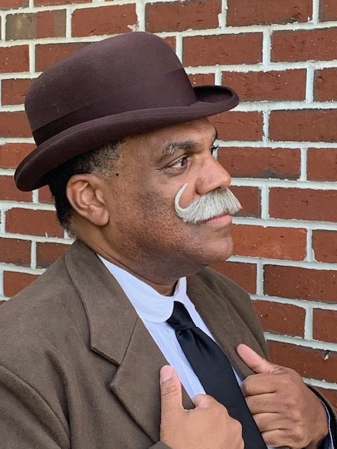 Full Color profile picture of Bruce Chester portraying Sgt. William H. Carney, the famed civil war hero of the 54th Massachusetts Regiment