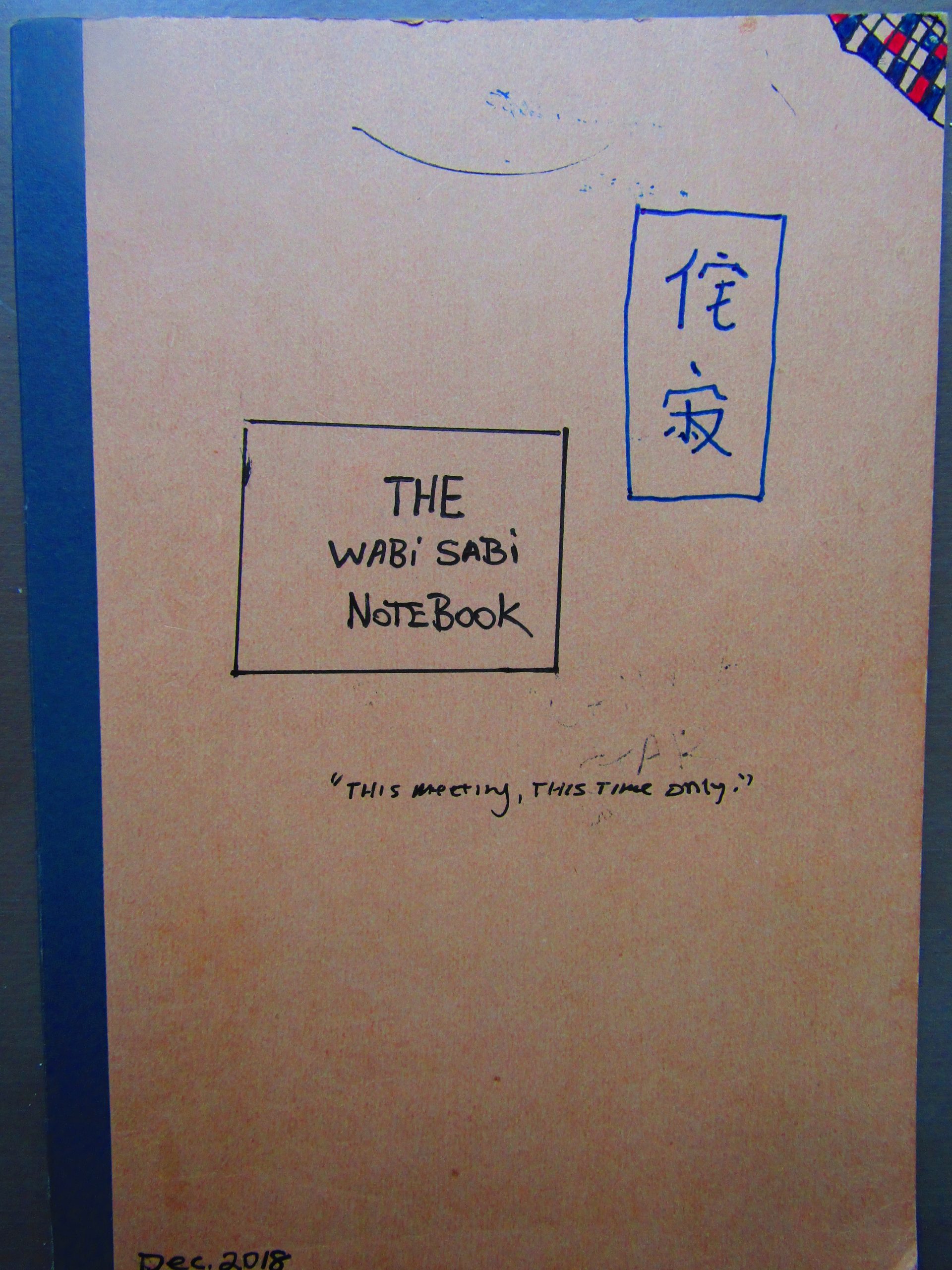Wabi Sabi Notebook by Joshua Michael Stewart