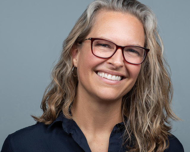 smaller-headshot Full color headshot of Katie Stebbins, Executive Director Tufts University